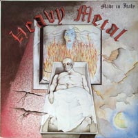 link to front sleeve of 'Heavy Metal Made In Italy' compilation LP from 1985