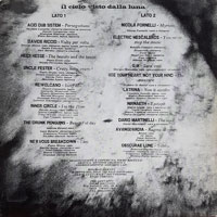 link to back sleeve of 'Il Cielo Visto Dalla Luna ' compilation LP from 1992