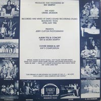 link to back sleeve of 'Shootin' For The Stars' compilation LP from 1982