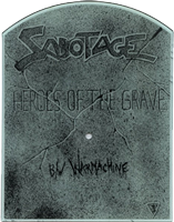 Sabotage - Heroes Of The Grave / Warmachine Shape EP, Azra pressing from 1986