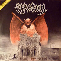 Sepultura - Bestial Devastation MLP, Cogumelo Produções pressing from 199?