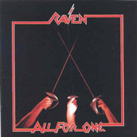 Raven - All For One LP/CD, Roadrunner pressing from 1983
