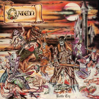 Omen - Battle Cry LP, Roadrunner pressing from 1984