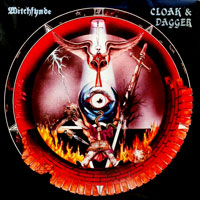 Witchfynde - Cloak And Dagger LP, Roadrunner pressing from 1983