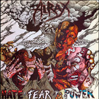 Hirax - Hate, Fear & Power LP, Roadrunner pressing from 1986