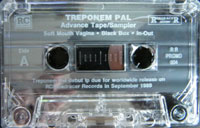 Treponem Pal - Advance Tape/Sampler MC, Roadrunner pressing from 1989
