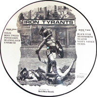 Various - Iron Tyrants Pic-LP, World Metal Records pressing from 1984