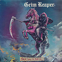 Grim Reaper - See you in Hell LP sleeve