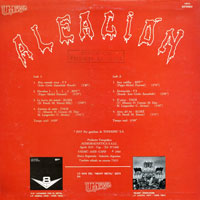 link to back sleeve of 'Aleación' compilation LP from 1984