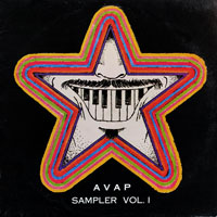 link to front sleeve of 'AVAP Sampler Vol. I' compilation LP from 1987