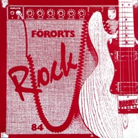 link to front sleeve of 'Förortsrock 84' compilation LP from 1984