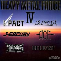 link to front sleeve of 'Heavy Metal Force IV' compilation LP from 1987