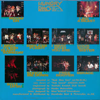 link to back sleeve of 'Hungry Days' compilation LP from 1987