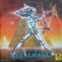 link to front sleeve of 'Metalmania' compilation LP from 1989
