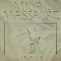 link to front sleeve of 'Metal Massacre III' compilation LP from 1983