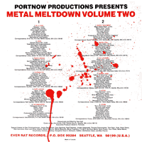 link to back sleeve of 'Metal Meltdown II' compilation LP from 1987