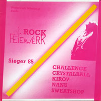 link to front sleeve of 'Rock Feierwerk - Sieger 85' compilation LP from 1986