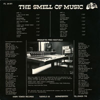 link to back sleeve of 'The Smell Of Music' compilation LP from 1983