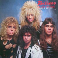 Reckless - Heart Of Steel LP, Heavy Metal Records pressing from 1984