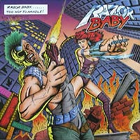 Razor Baby - Too Hot To Handle LP, Heavy Metal Records pressing from 1988