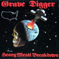 Grave Digger - Heavy Metal Breakdown LP/CD, Megaforce Records pressing from 1984