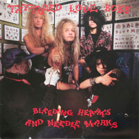 Tattooed Love Boys - Bleeding Hearts And Needle Marks LP, Metal Blade Records pressing from 1989