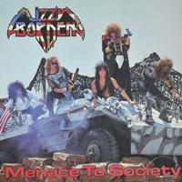 Lizzy Borden - Menace To Society LP/CD, Metal Blade Records pressing from 1986