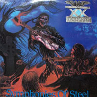 Exxplorer - Symphonies Of Steel LP, Metal Blade Records pressing from 1986