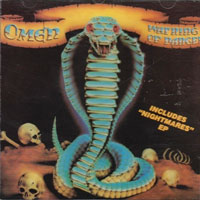 Omen - Warning Of Danger / Nightmares CD, Metal Blade Records pressing from 1989