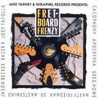Various - Fretboard Frenzy CD, Shrapnel Records pressing from 1989