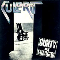 Culprit - Guilty As Charged LP, Shrapnel Records pressing from 1983
