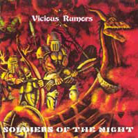 Vicious Rumors - Soldiers Of The Night LP, Shrapnel Records pressing from 1986