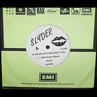 Slyder - 24 hour love machine 7" sleeve