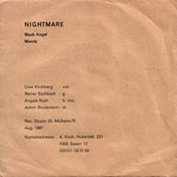 Nightmare - Black Angel 7" sleeve