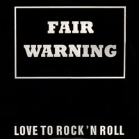 Fair Warning - Love to Rock Mini-LP sleeve